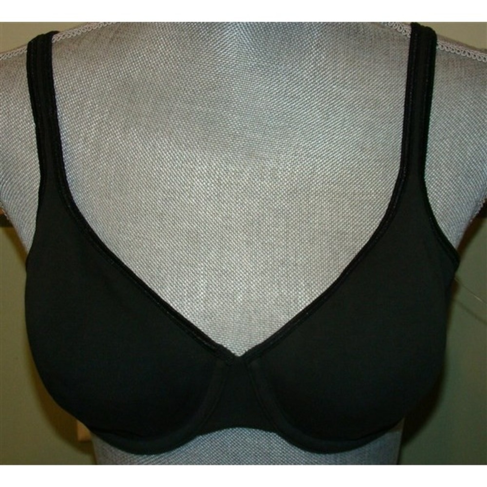 PO Cacique 44DD Lightly Lined Black T-Shirt Bra 117790